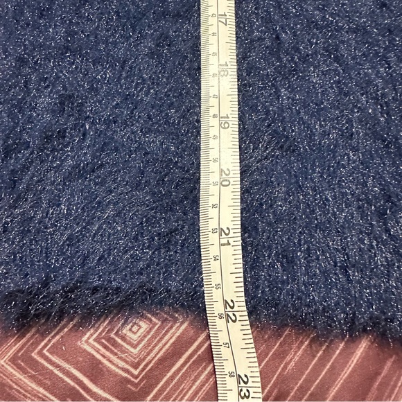 Women’s Dress Blue Lauren Conrad Runway Fuzzy Sweater, EUC, S - Picture 7 of 7